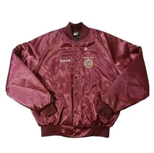 Vintage 80's Local 119-A USOA Satin Bomber Jacket